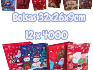 Bolsas Navideñas Medianas Bolsas Navideñas Medianas