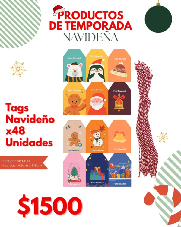 Etiquetas navideñas Etiquetas navideñas